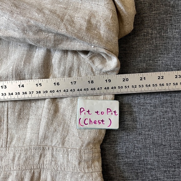 Hobbs 100% Linen Flax Blazer Jacket - Women's Size Beige - 14 UK - Picture 7 of 10